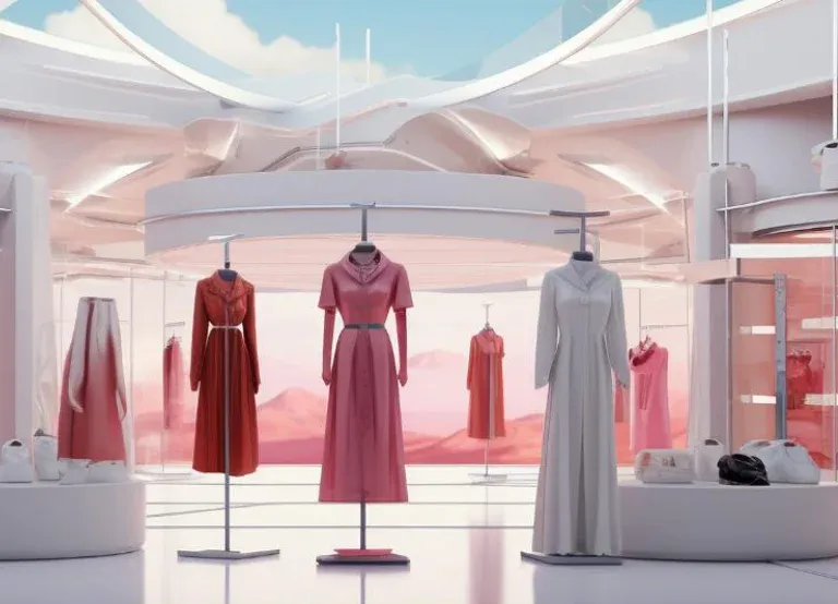 Fashion showroom interior. Illustrative image from the developer's catalogue, not the building itself